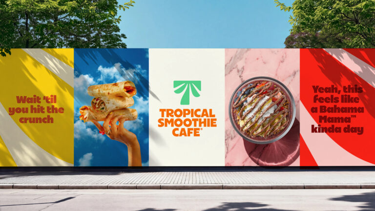 Tropical Smoothie Cafe ganha rebrand da JKR e troca o “lugar” tropical por um sentimento